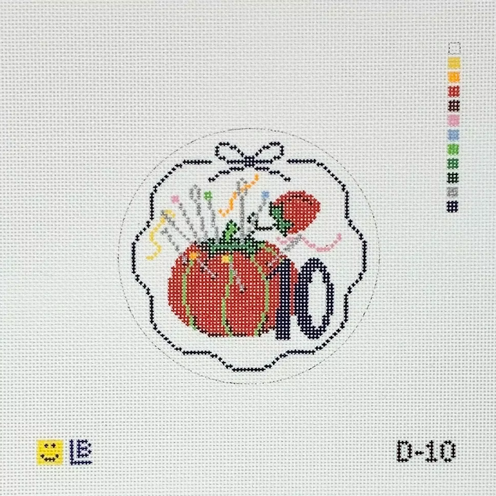 12 Days of Needlepoint - 10 Needles-The Fancy Stitch
