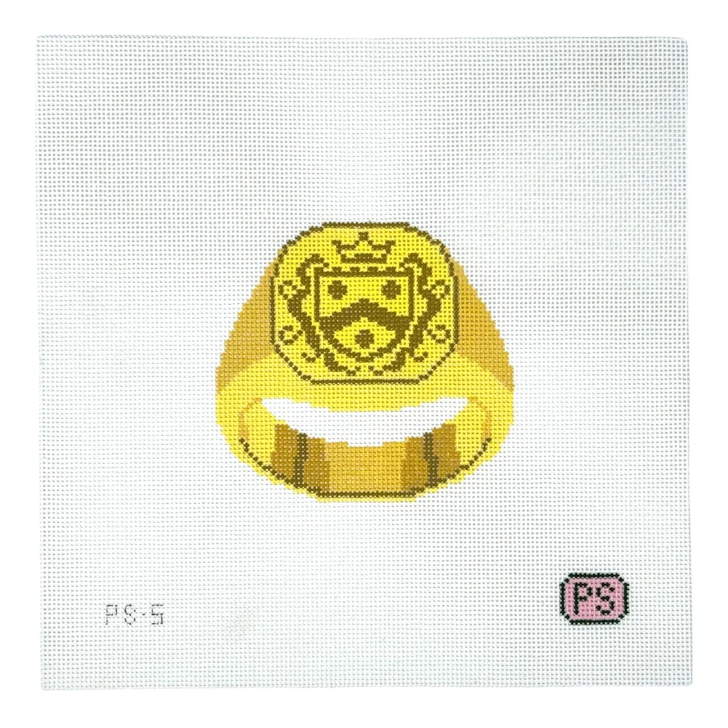 PS-5 Signet Ring Front View