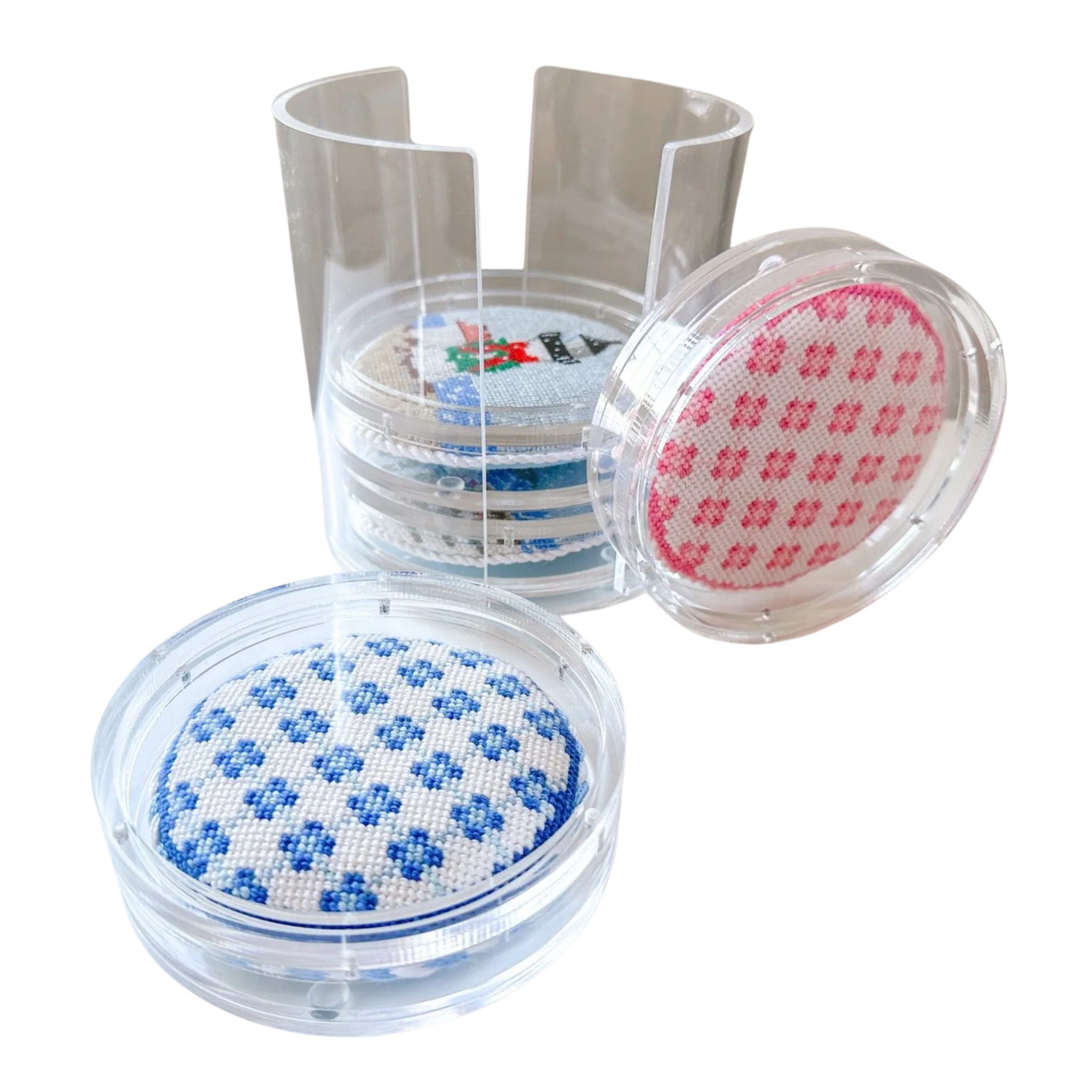 Acrylic Coaster Set-The Fancy Stitch