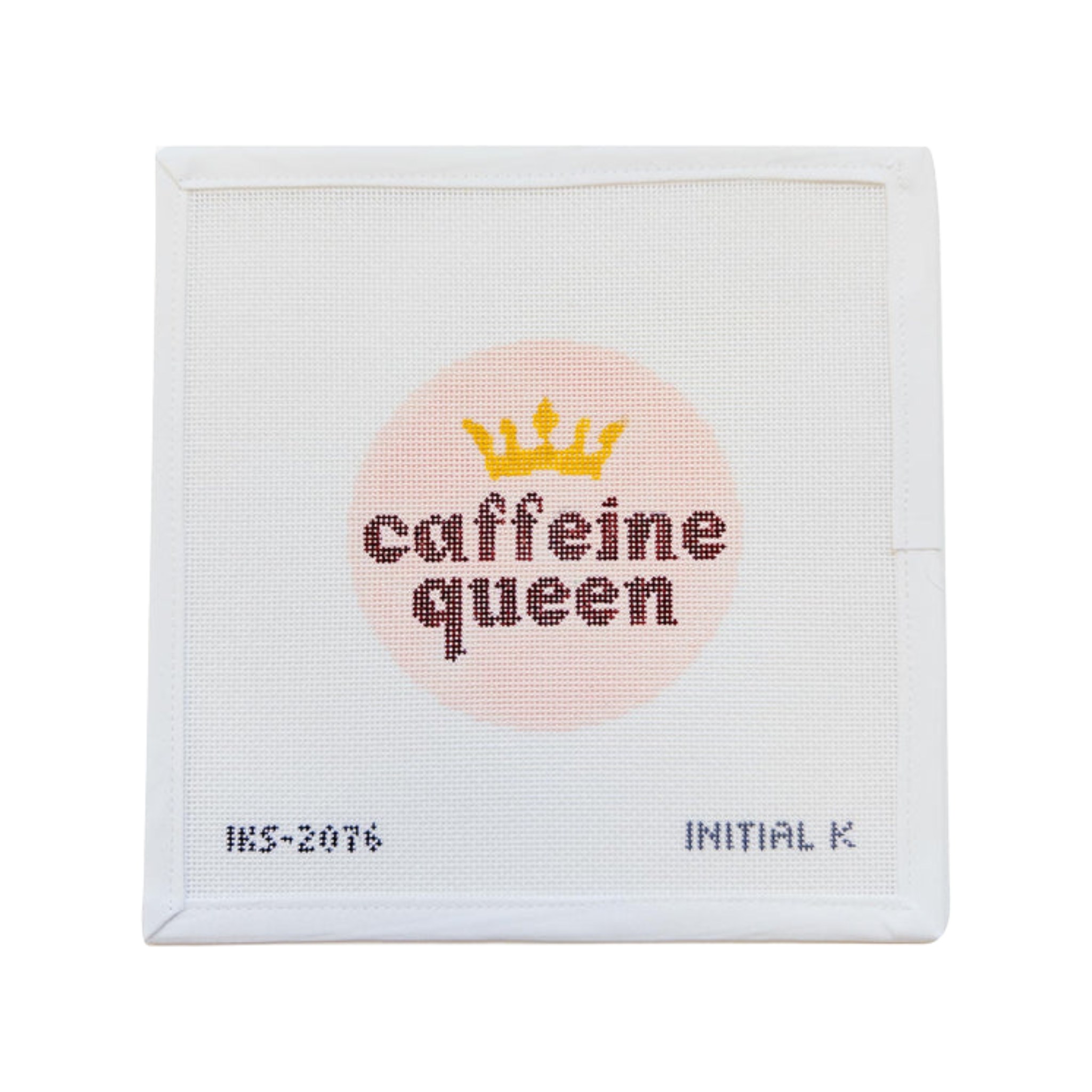 Caffeine Queen Ornament-The Fancy Stitch