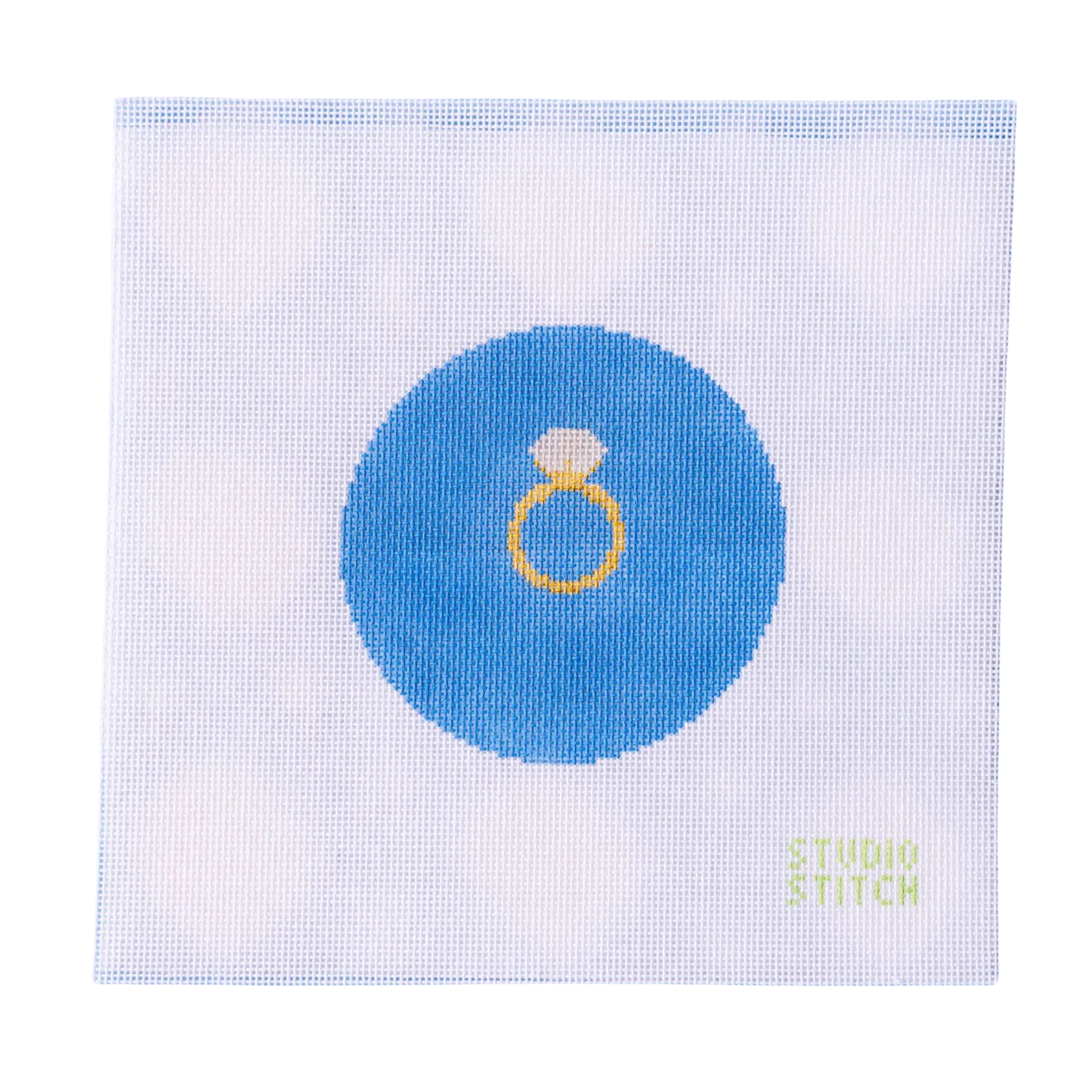 Engagement Ring Round-The Fancy Stitch