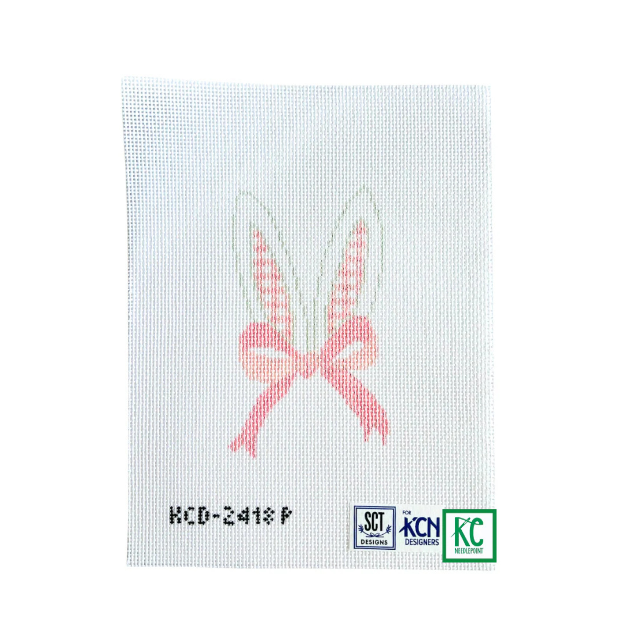 Gingham Bunny Ears in Pink-The Fancy Stitch