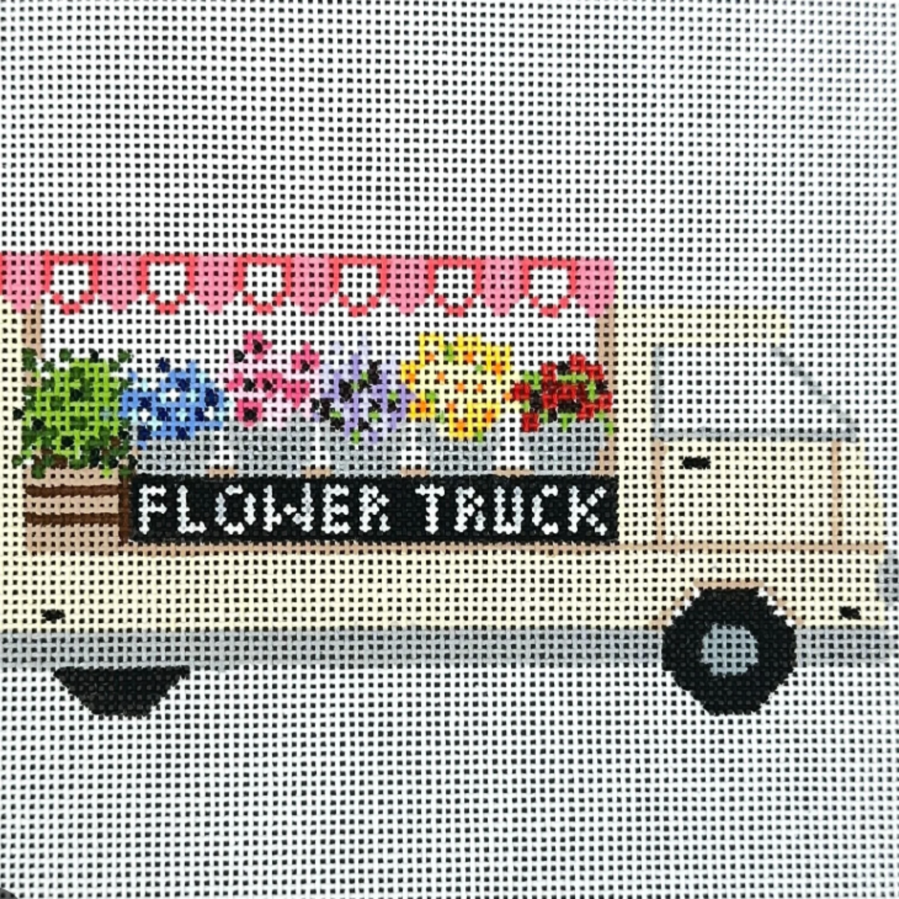 Flower Truck- The Fancy Stitch