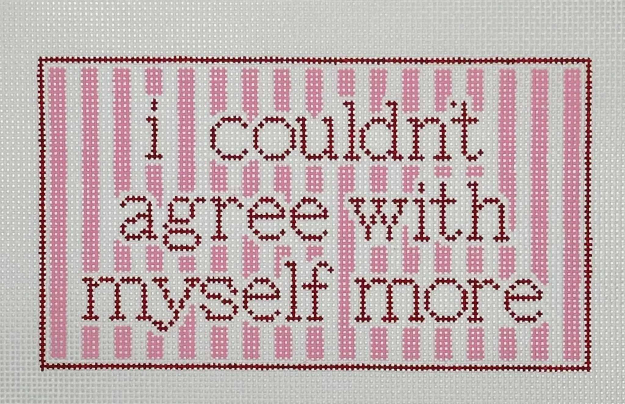 I couldn't agree with myself more- Fancy Stitch