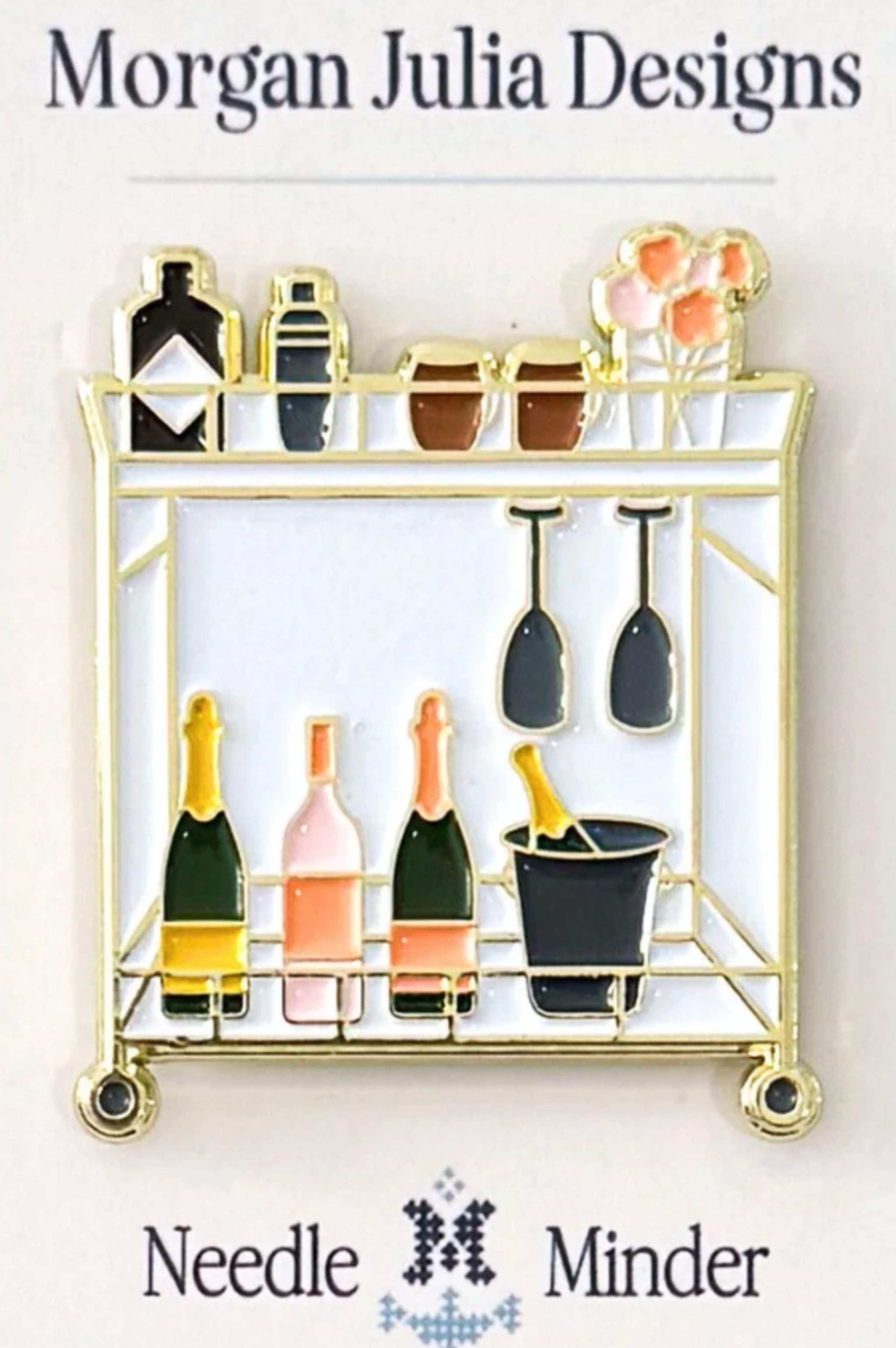 Bar Cart Needle Minder- Fancy Stitch