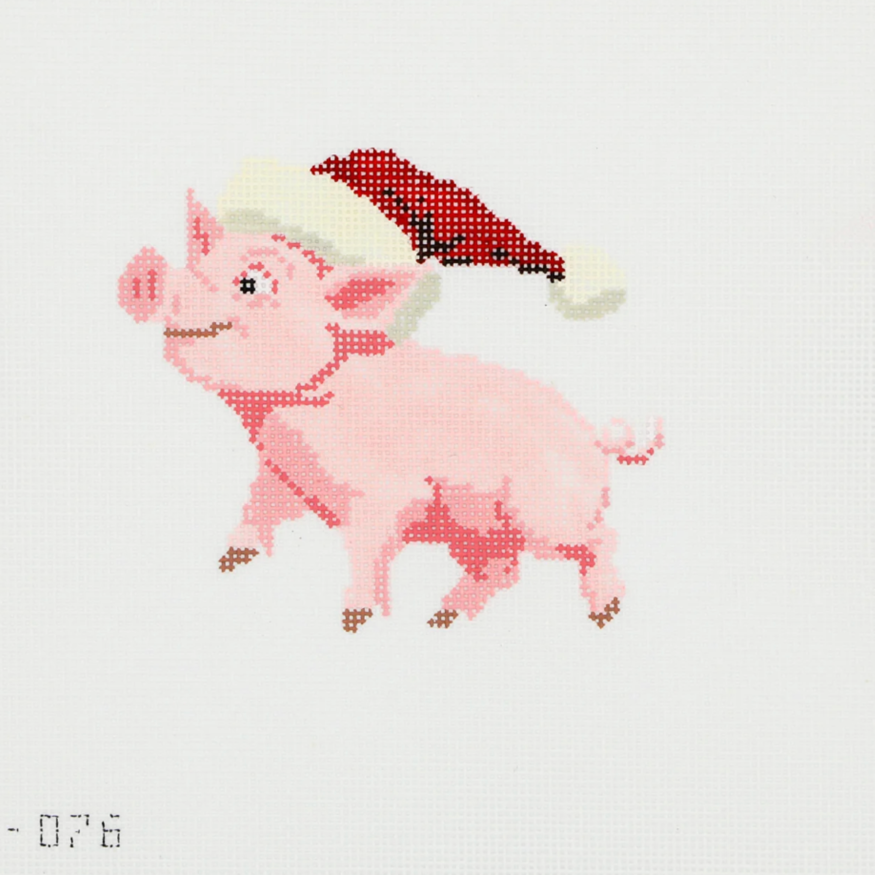 Santa Pig- Fancy Stitch
