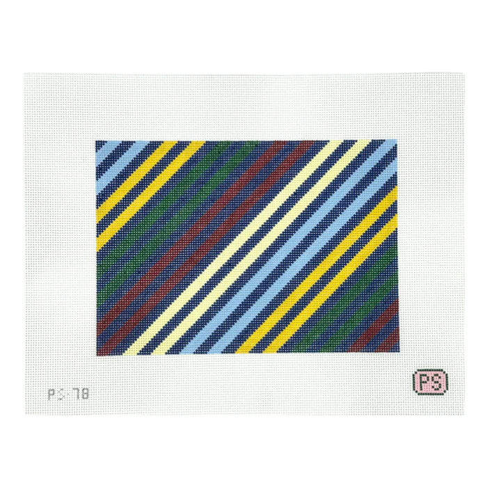 PS-78 Bow Tie Stripe Clutch Front View