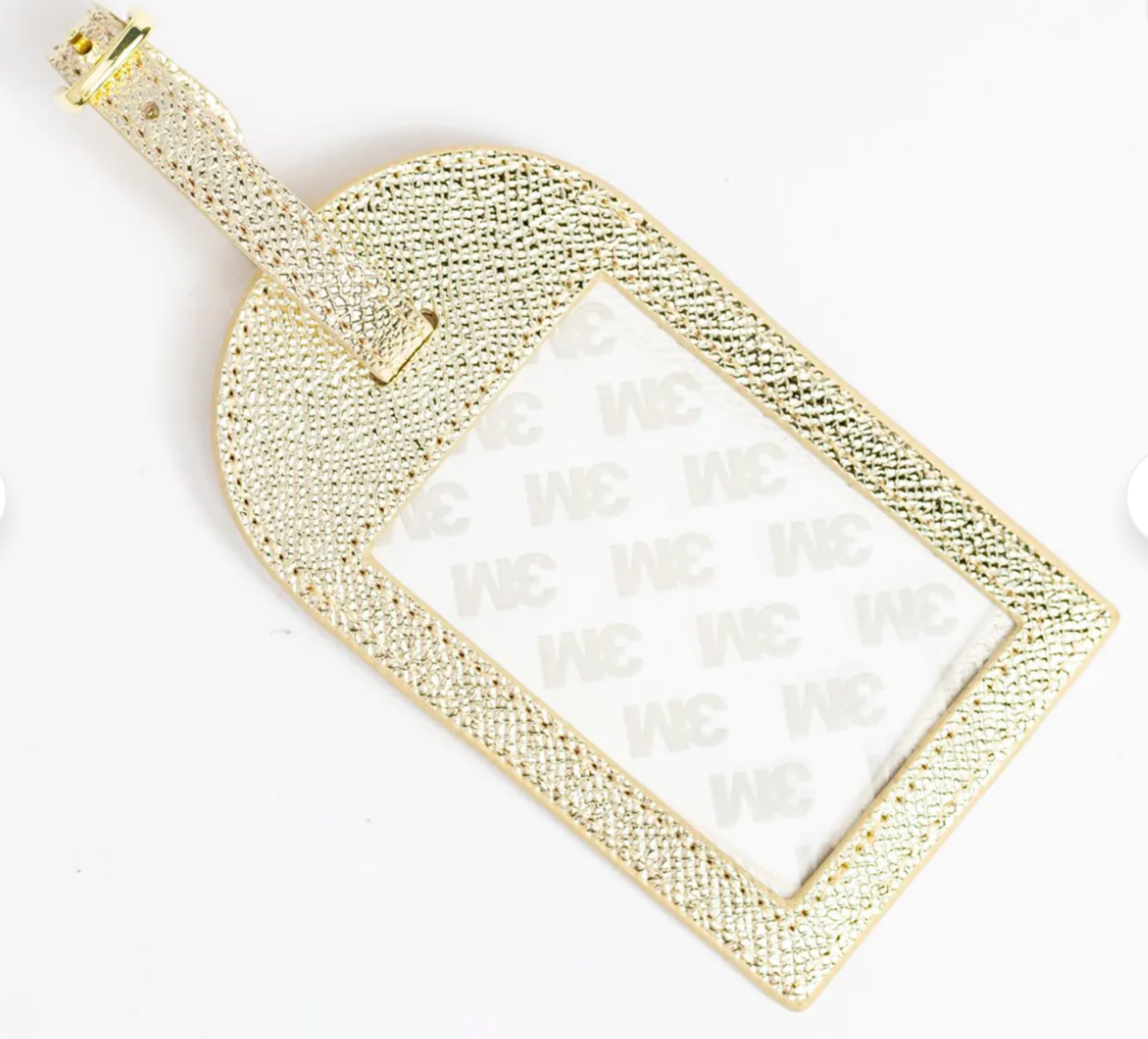 The Bag Tag-Gold Palm-Fancy Stitch