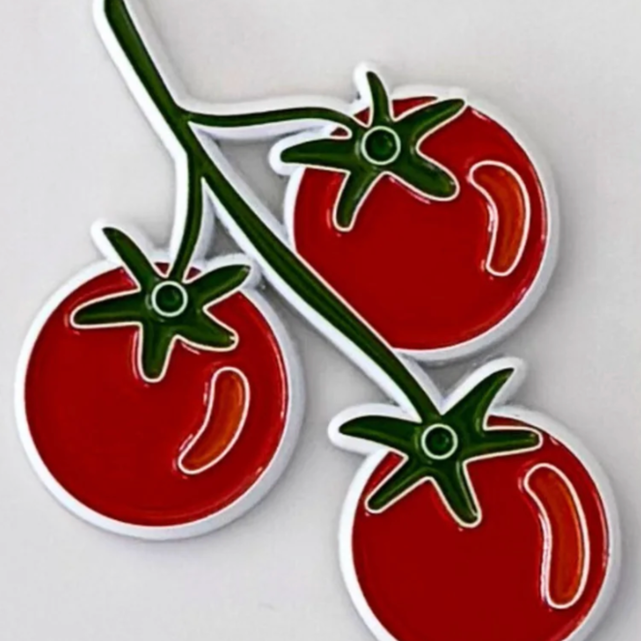 Cherry Tomato Needle Minder- Fancy Stitch