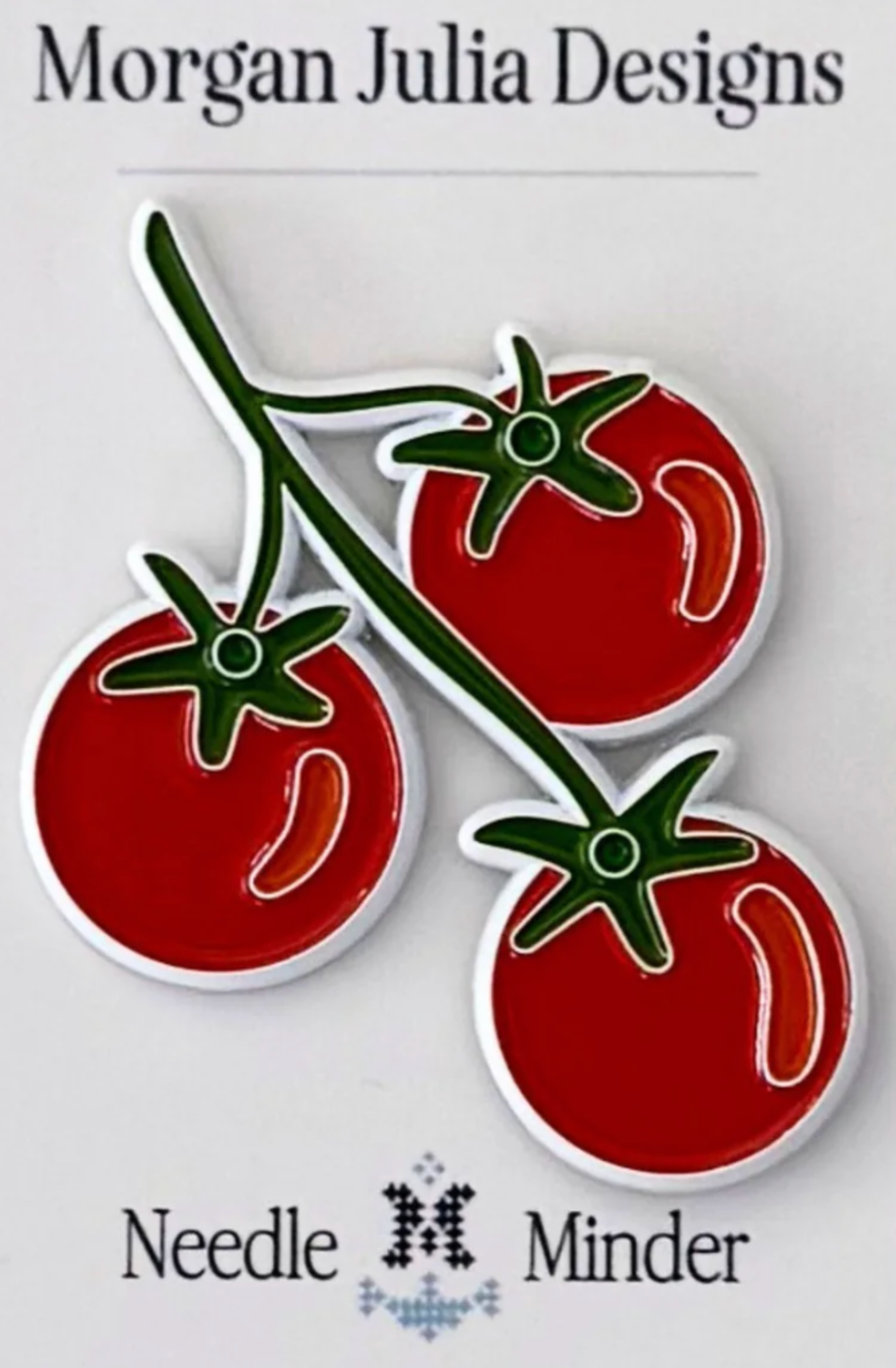 Cherry Tomato Needle Minder- Fancy Stitch