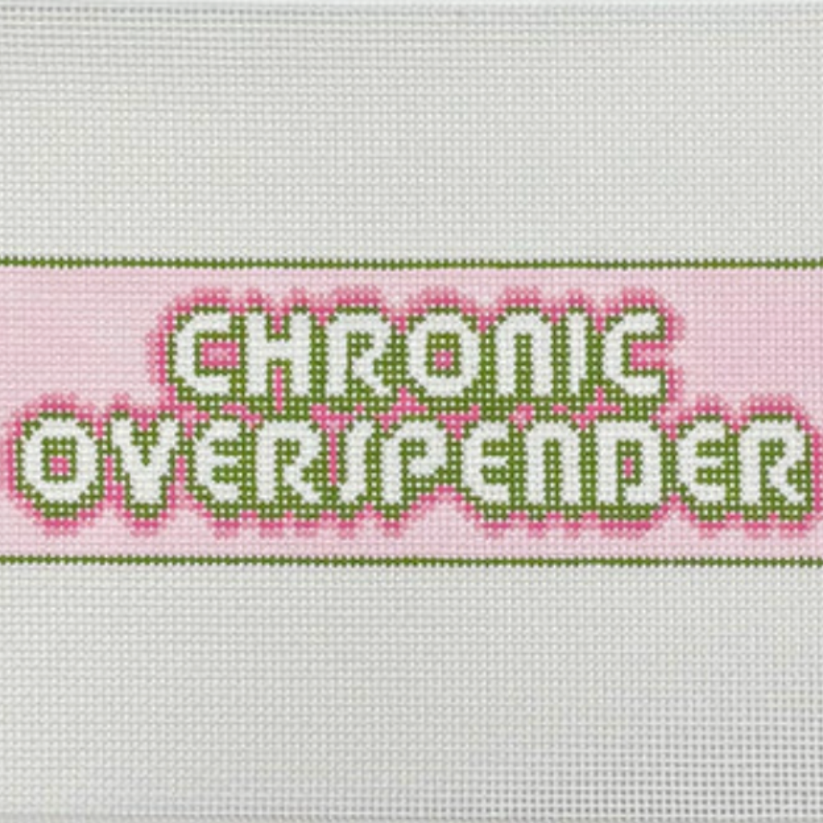 Chronic Overspender- Fancy Stitch