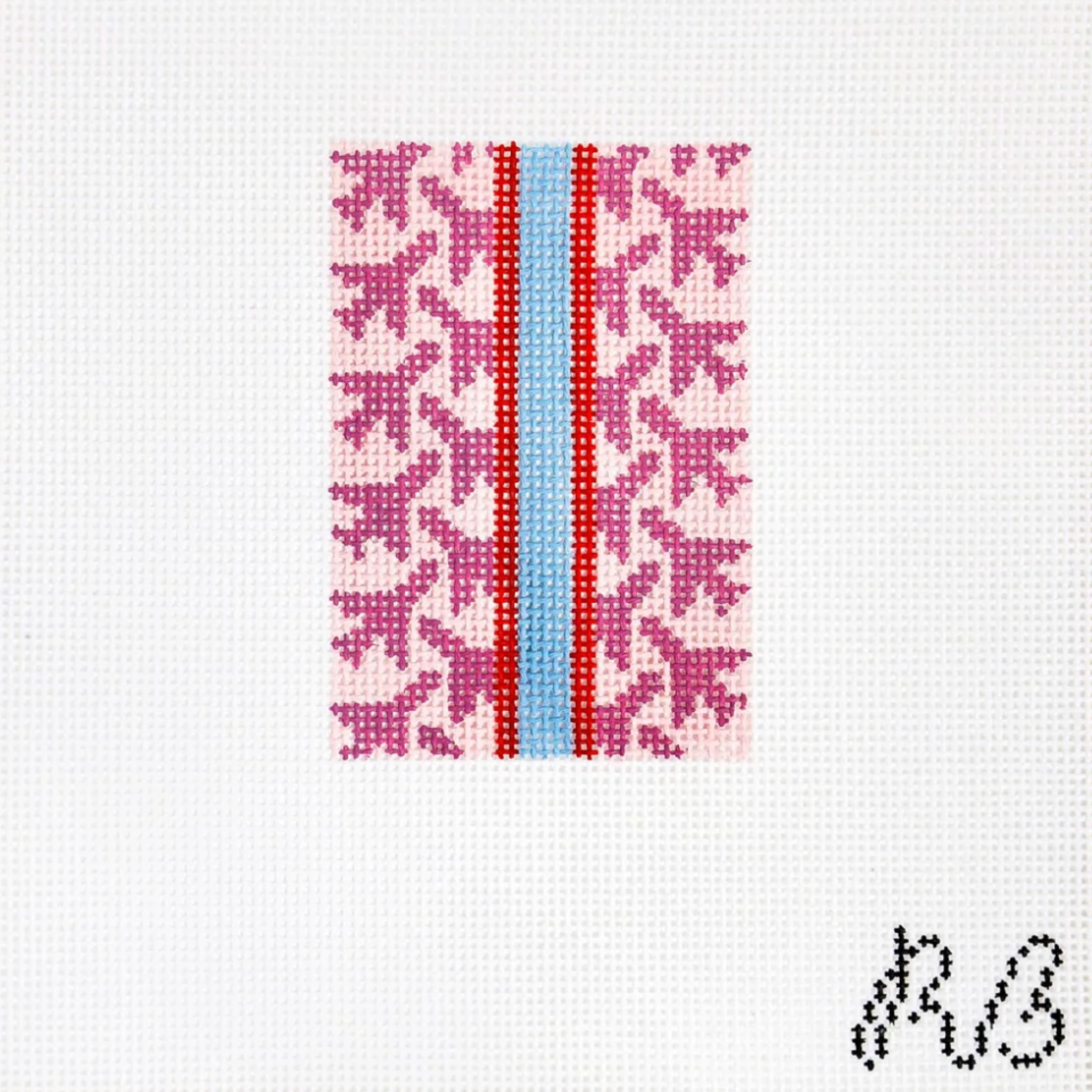 Airplane Houndstooth-Fancy Stitch