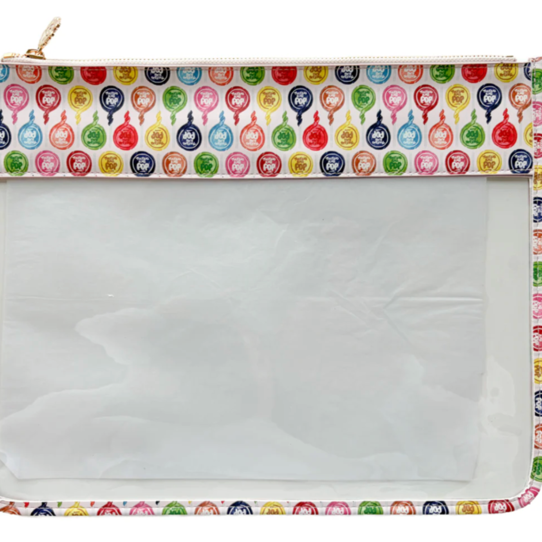 Pink Tootsie Pop Pattern Leather Project-The Fancy Stitch