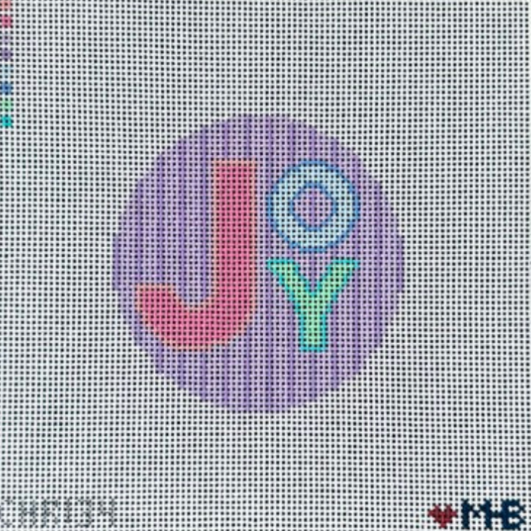 (WS) JOY Stripes Round- The Fancy Stitch