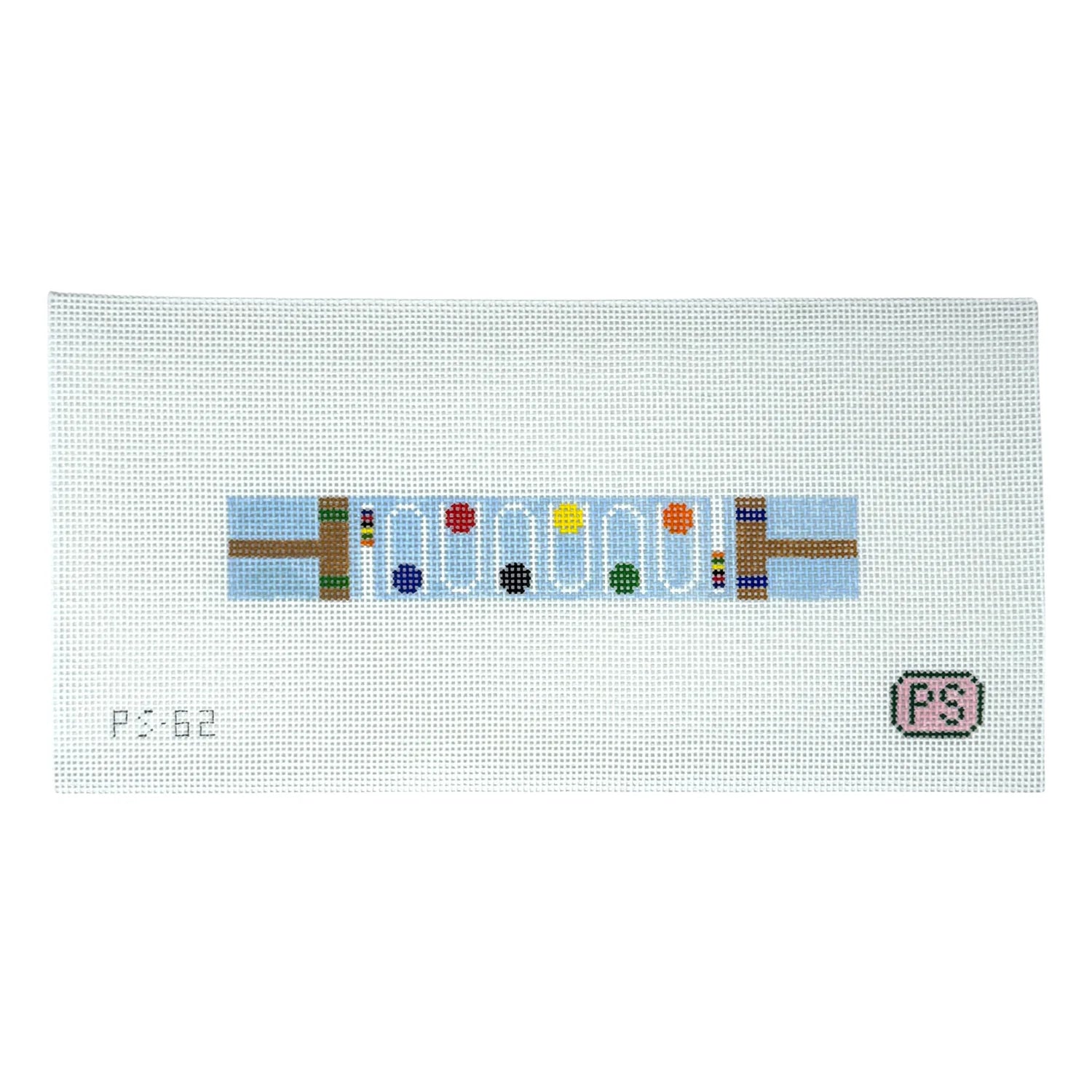 PS-62 Croquet Key Fob Front View