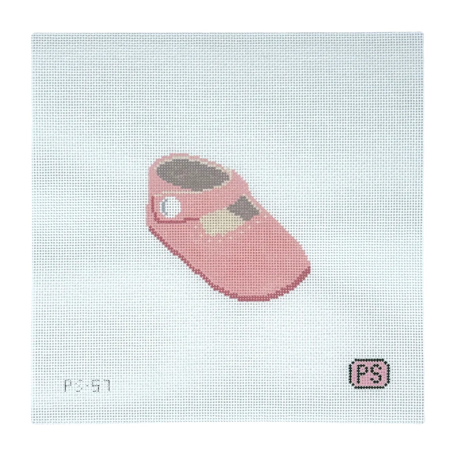 PS-57 Baby Girl Crib Shoe Front View