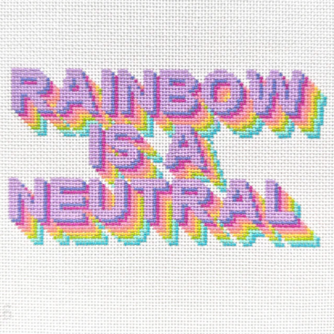 Rainbow is a Neutral-The Fancy Stitch