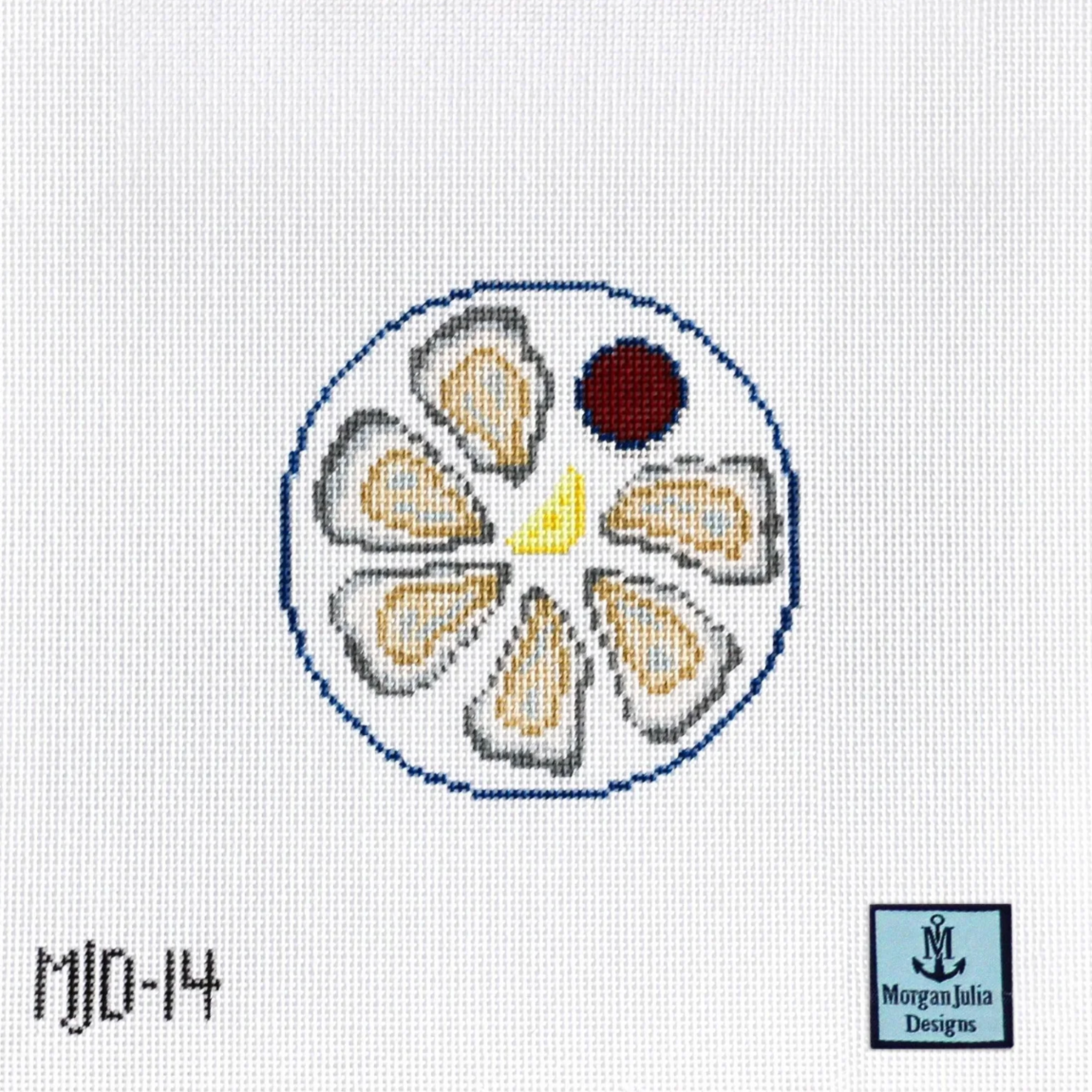 Oysters on the Half Shell- Fancy Stitch