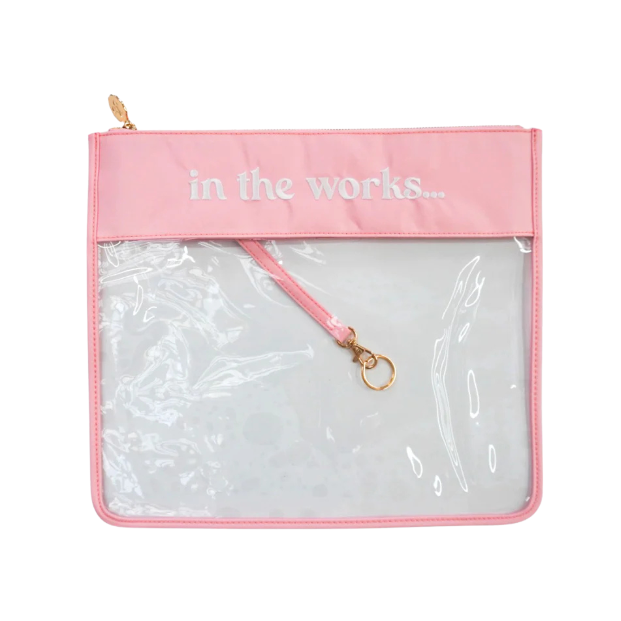 In The Works Project Bag in Pink-The Fancy Stitch