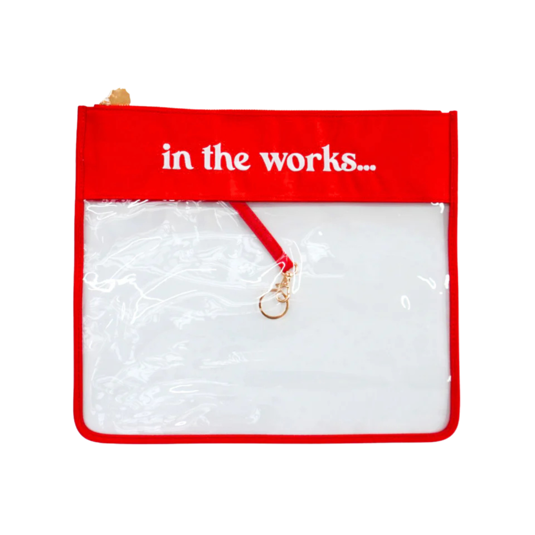 In The Works Project Bag in Red-The Fancy Stitch