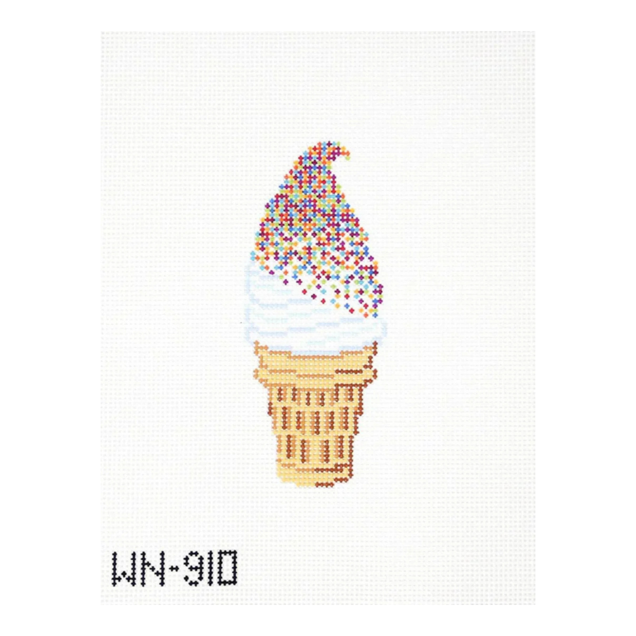 It's Sprinkles Ice Cream Cone-The Fancy Stitch