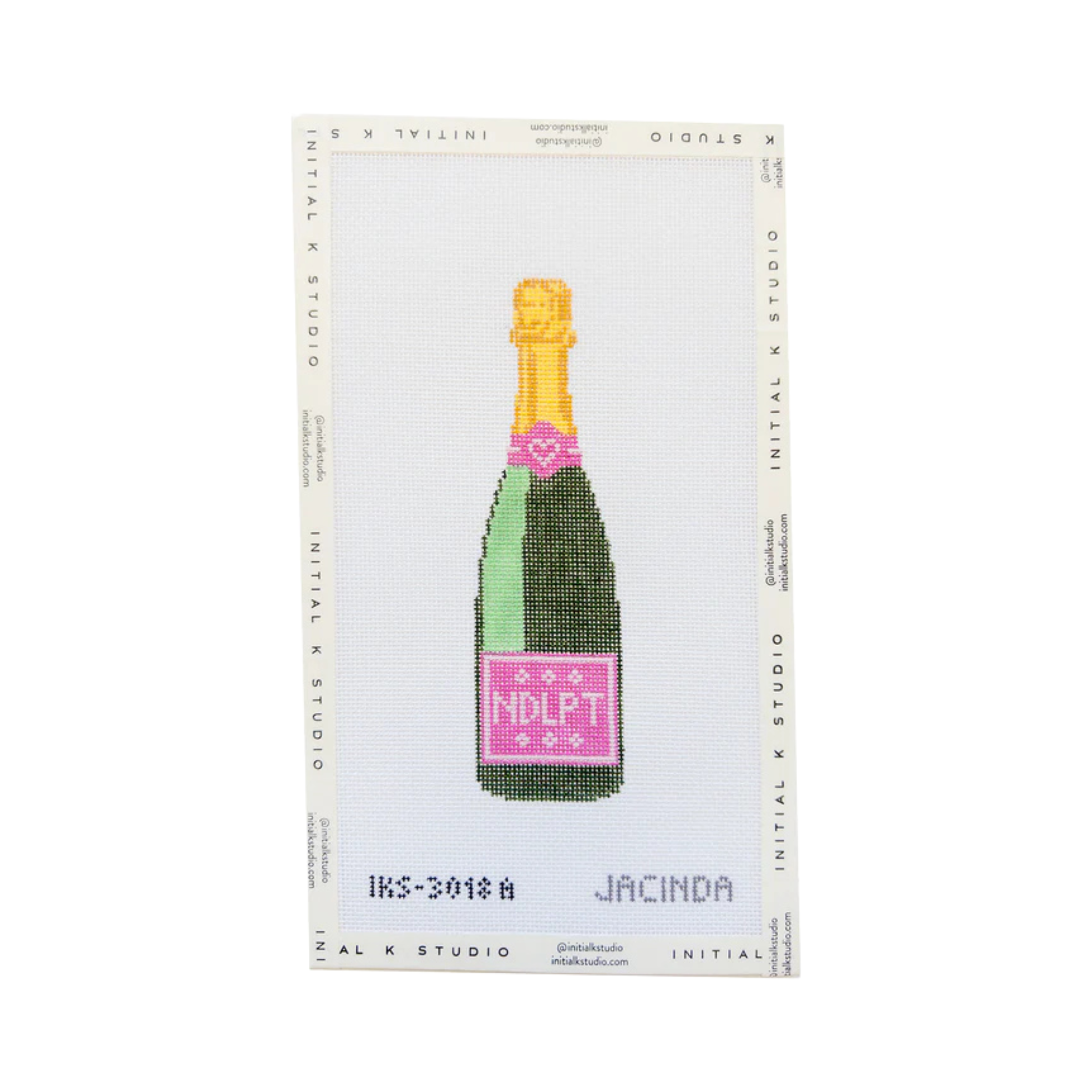 NDLPT Champagne Ornament-The Fancy Stitch