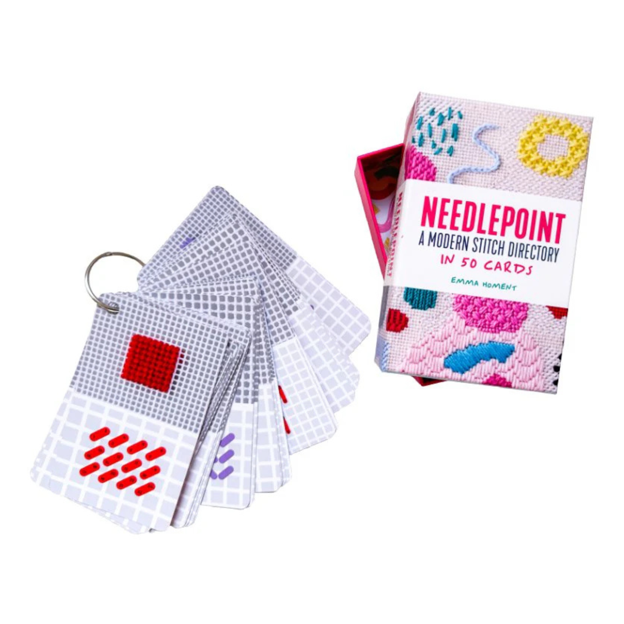 Needlepoint: A Modern Stitch Directory in 50 Cards-Fancy Stitch