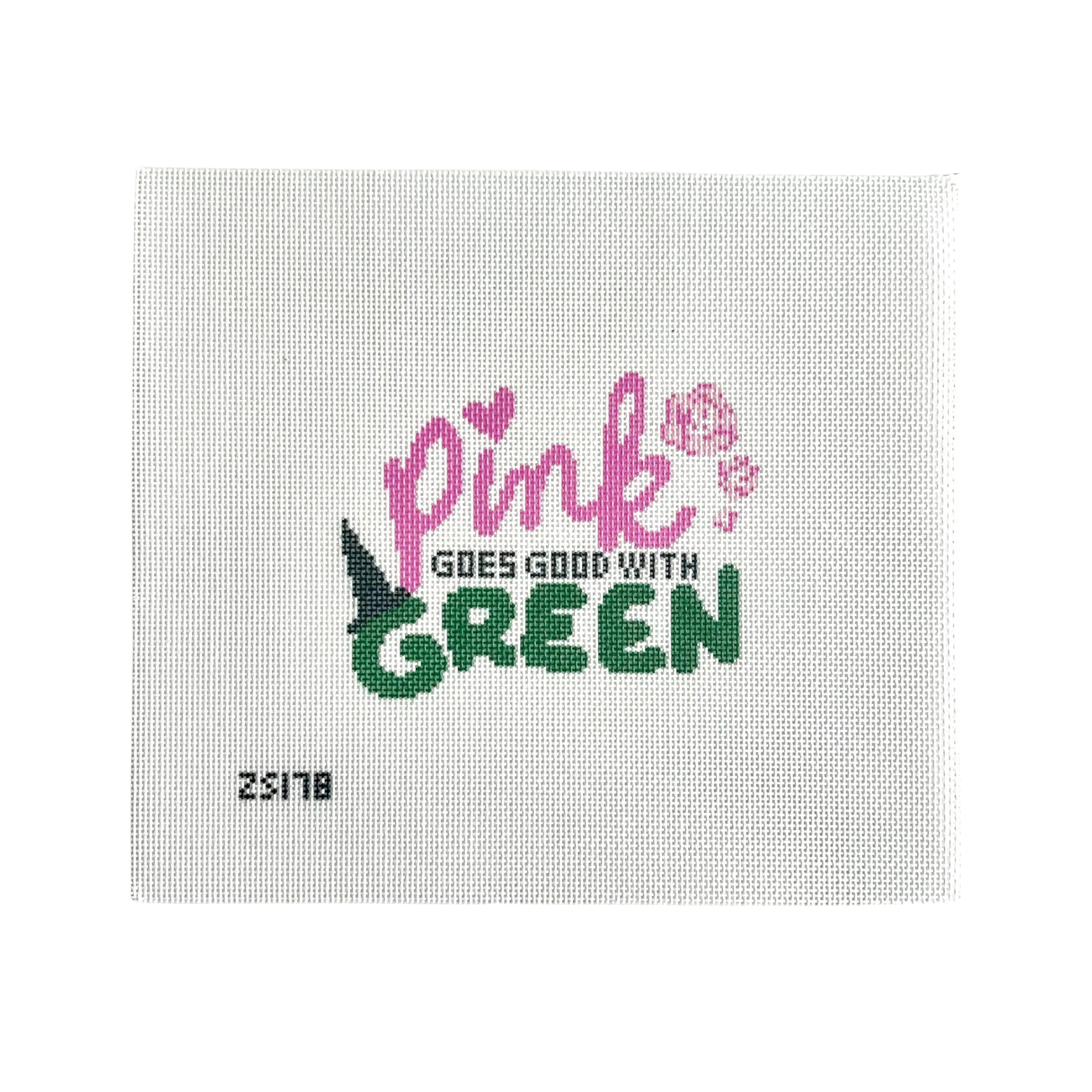 Pink Goes Good with Green-The Fancy Stitch