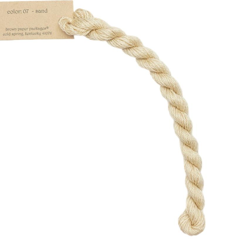 Silk & Ivory 007 Sand- The Fancy Stitch