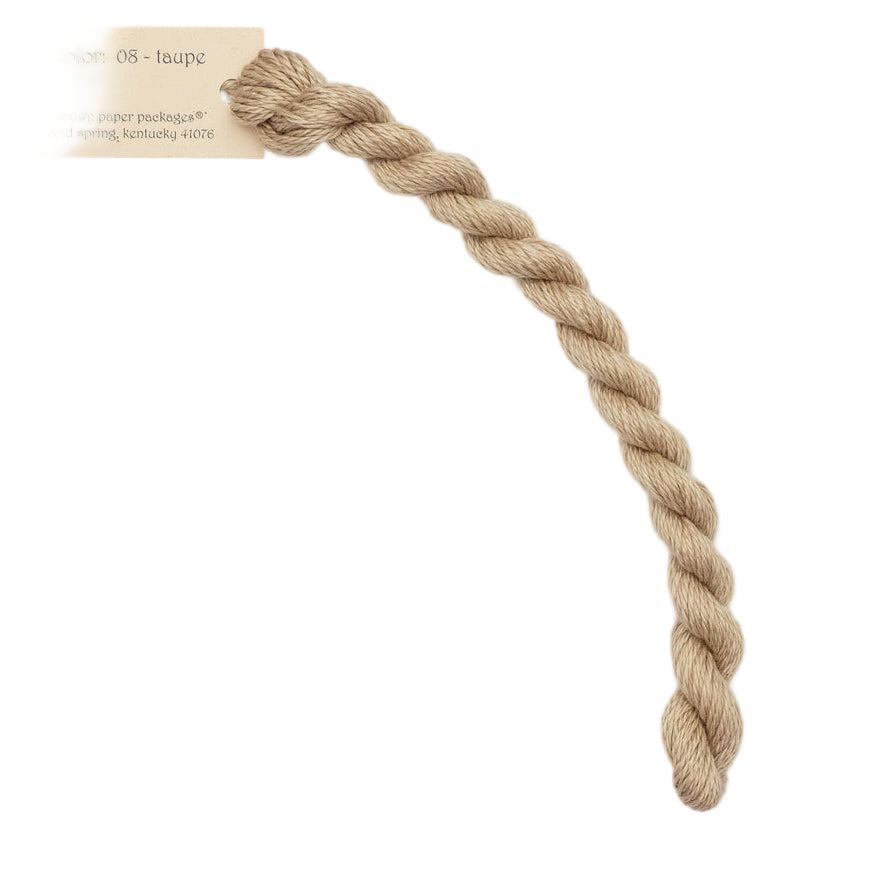 Silk & Ivory 008 Taupe- The Fancy Stitch