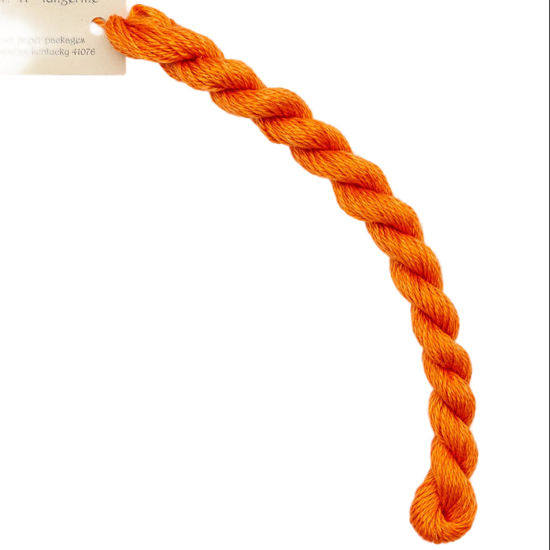 Silk & Ivory 047 Tangerine- The Fancy Stitch