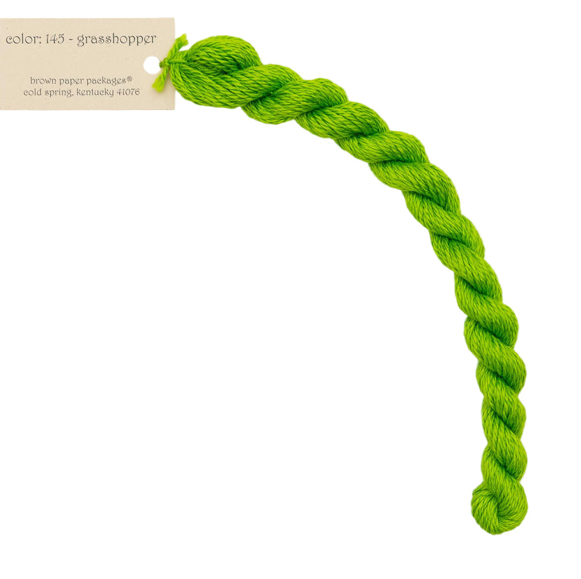 Silk & Ivory 145 Grasshopper- The Fancy Stitch