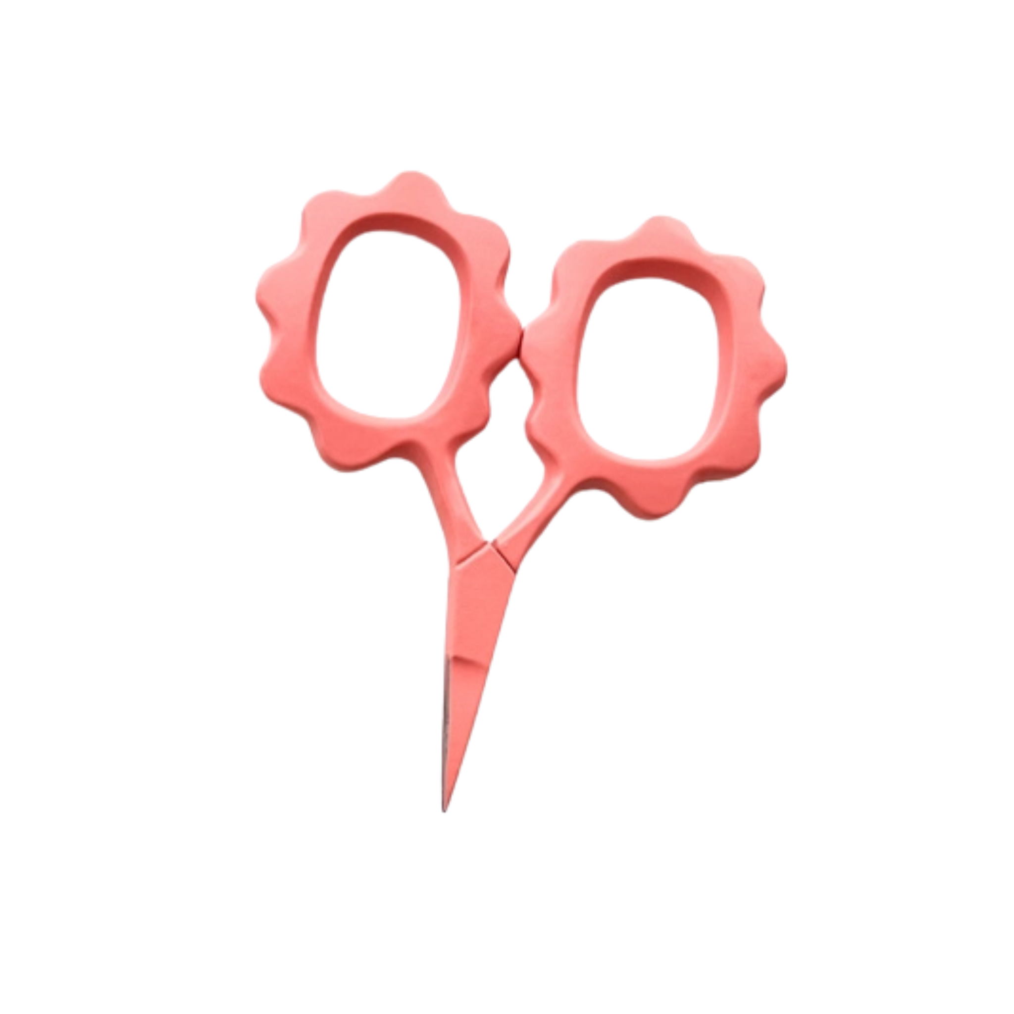 Small Flower Scissors in Flamingo-The Fancy Stitch