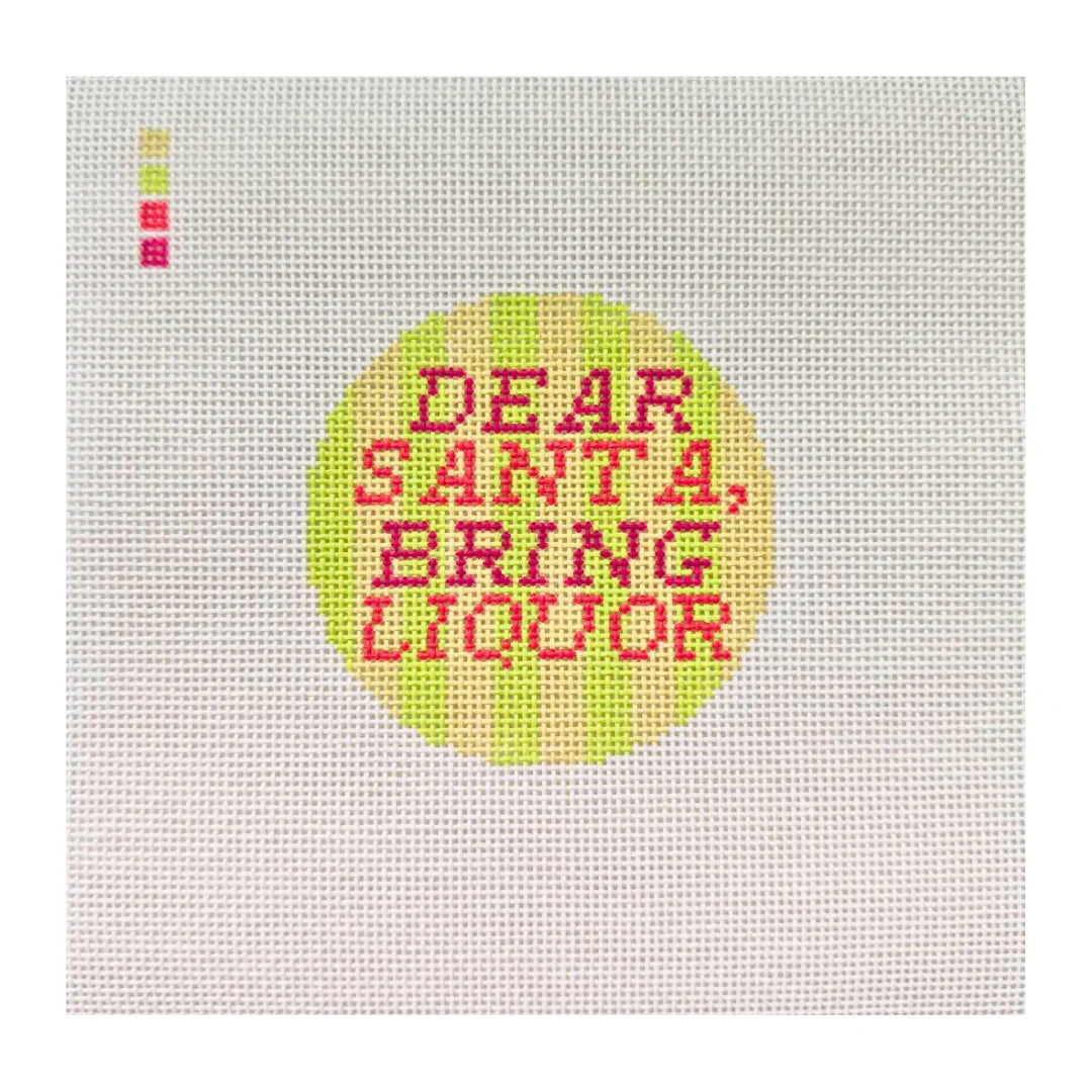 Dear Santa, Bring Liquor - Fancy Stitch