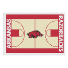 Arkansas Basketball Court Lumbar Pillow-The Fancy Stitch