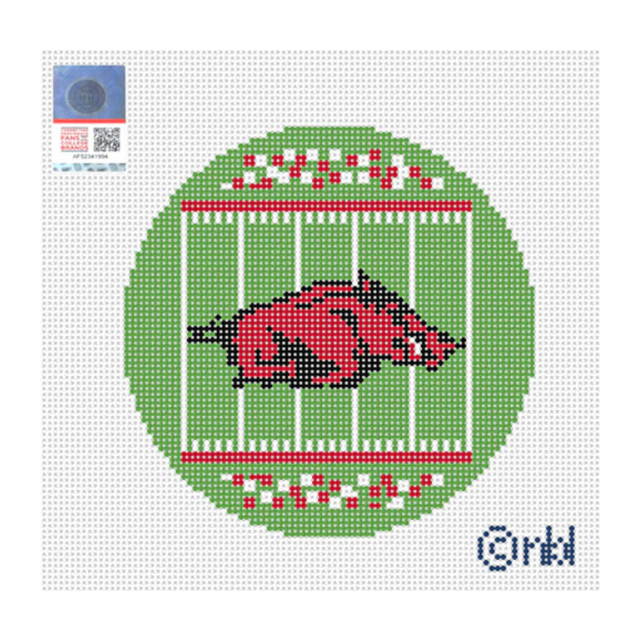 Arkansas Football Field Round-Fairley Fancy