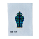 Black Watch Plaid Jar Canvas-The Fancy Stitch