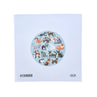 Blue Cat Round-The Fancy Stitch