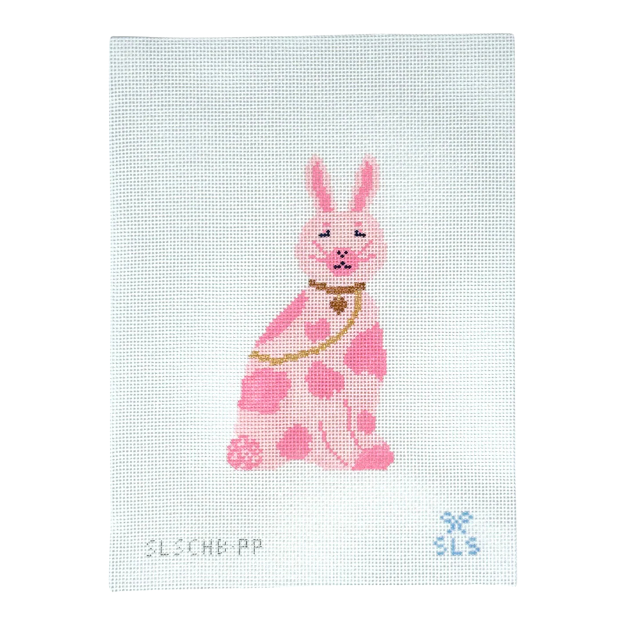 Chinoiserie Bunny in Pink-The Fancy Stitch