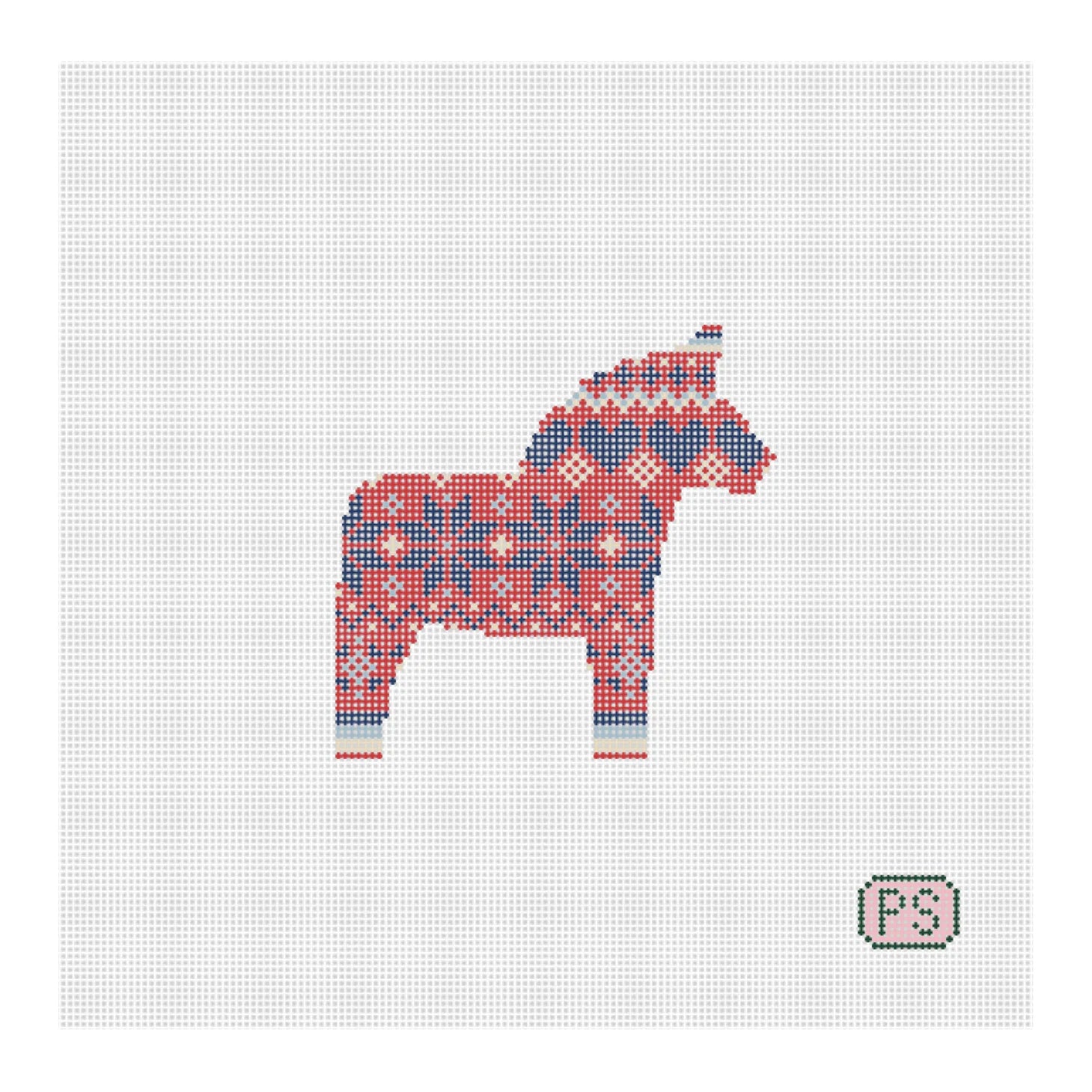 PS-84 Dala Horse Front View 