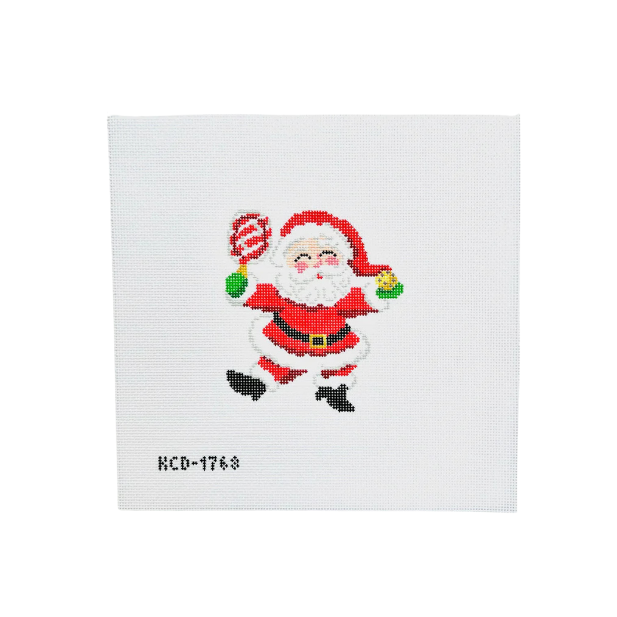 Dink the Halls Santa-The Fancy Stitch