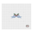 PS-85 Holly Bow Placecard Front View 