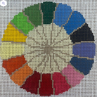 Color Wheel Round-Fancy Stitch