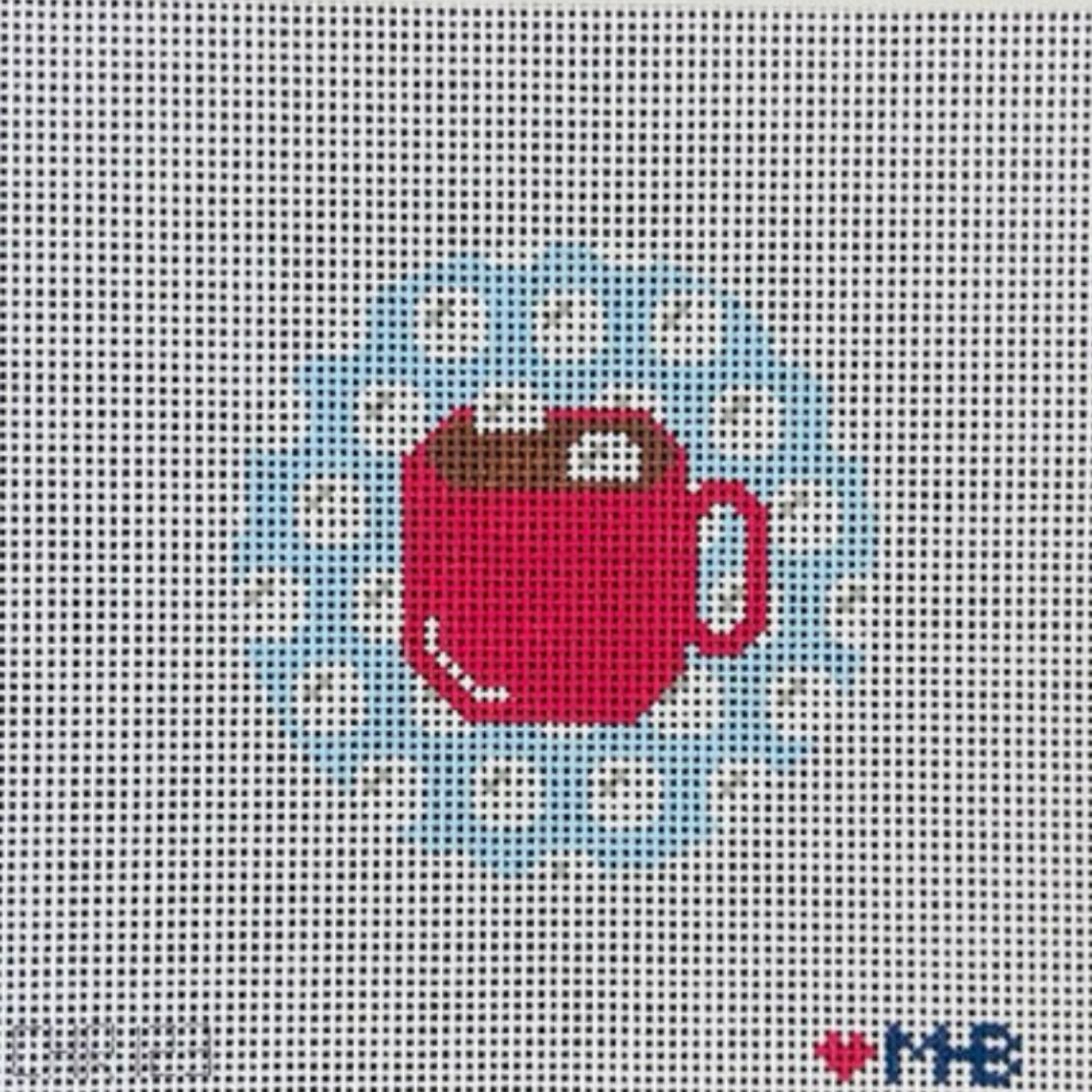 Hot Cocoa Round-Fancy Stitch