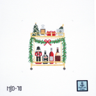 Christmas Bar Cart- Fancy Stitch