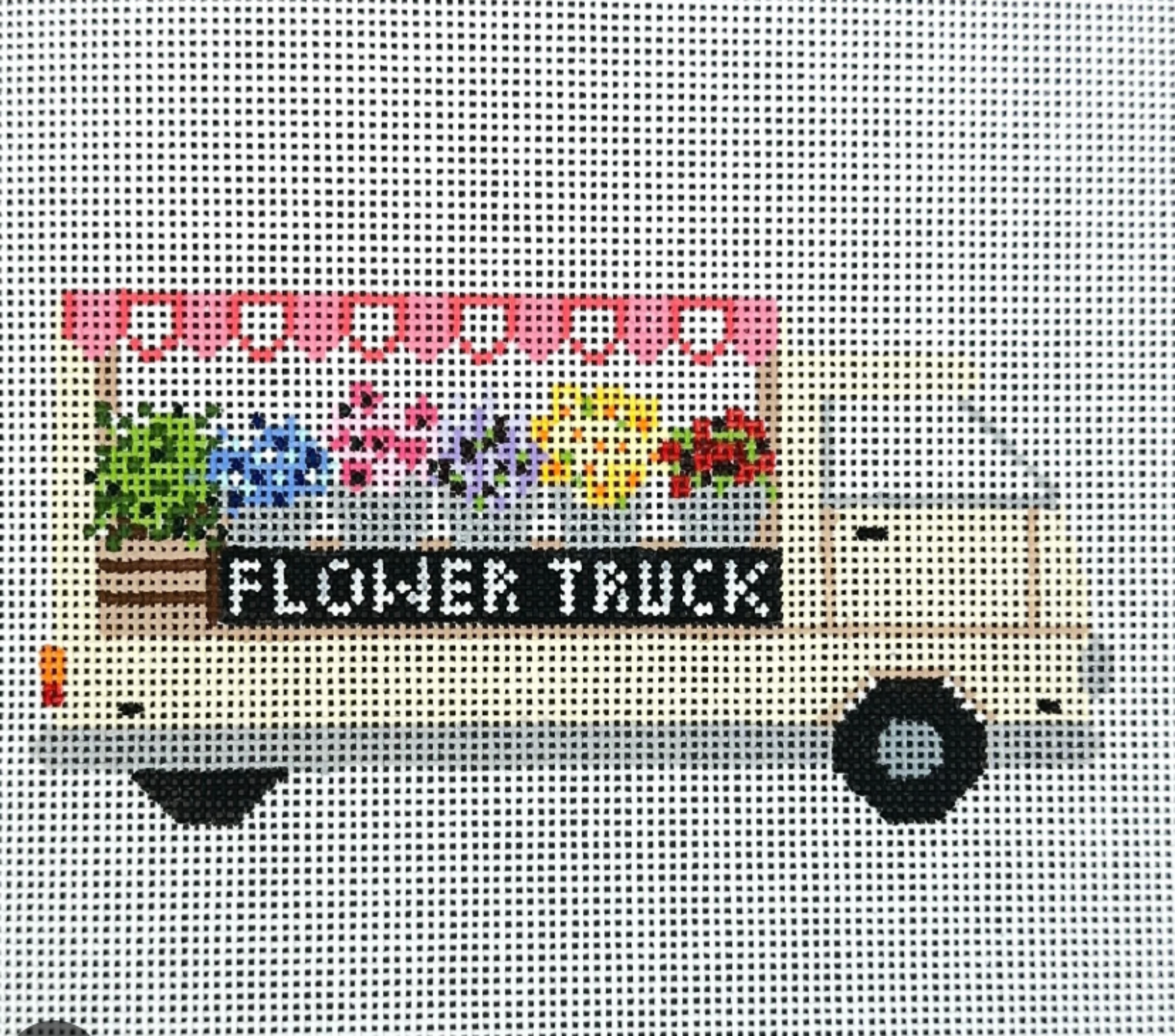 Flower Truck- The Fancy Stitch