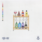 Rainbow Bar Cart- Fancy Stitch