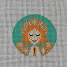 (WS) Angel Girl (Redhead) Round- The Fancy Stitch