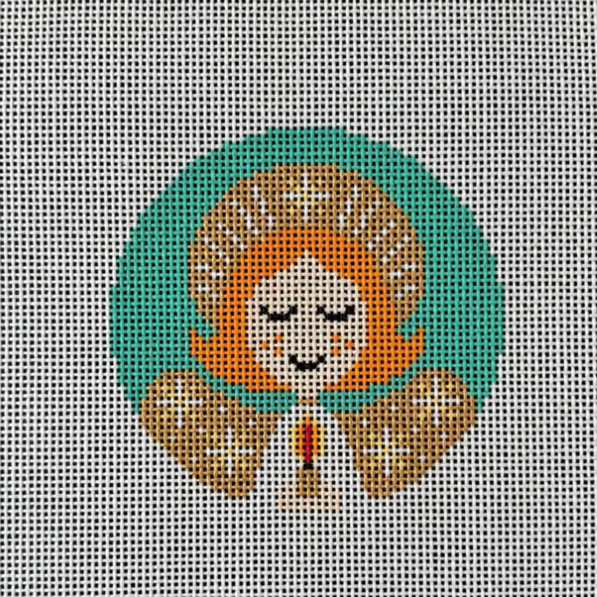 (WS) Angel Girl (Redhead) Round- The Fancy Stitch