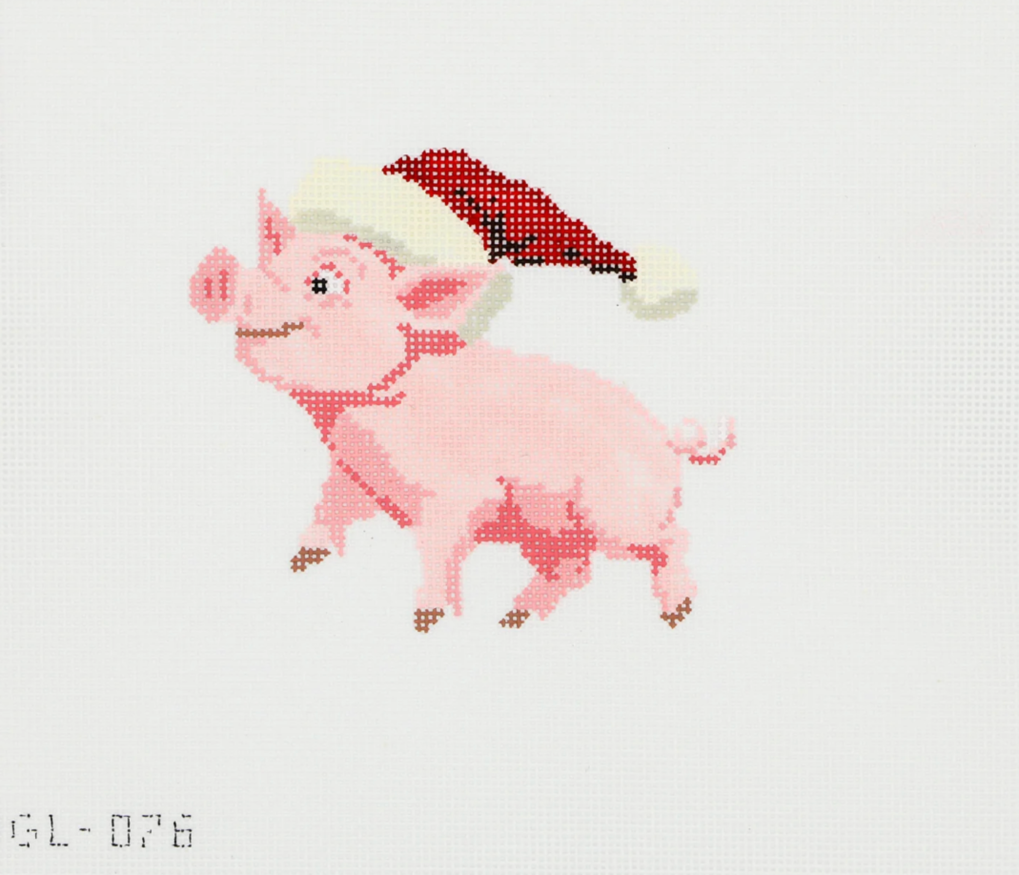 Santa Pig- Fancy Stitch